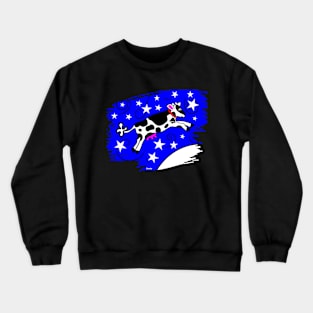 Space Cow Crewneck Sweatshirt